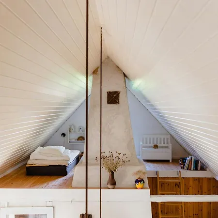 Thatched House Between Forest And Meadow